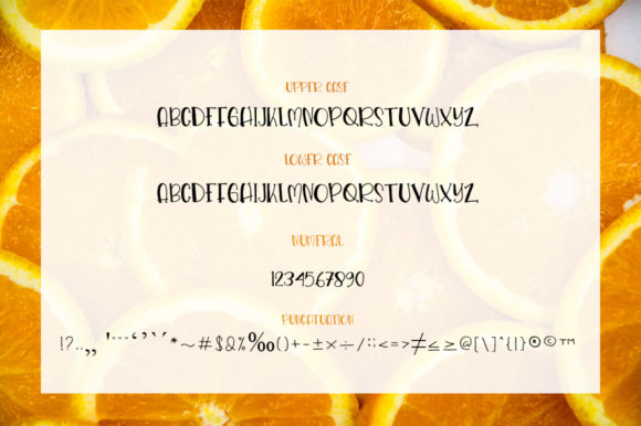 Fruit Punch Font - Preview 5