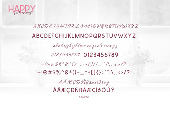 Happy Morning Font - Preview 5
