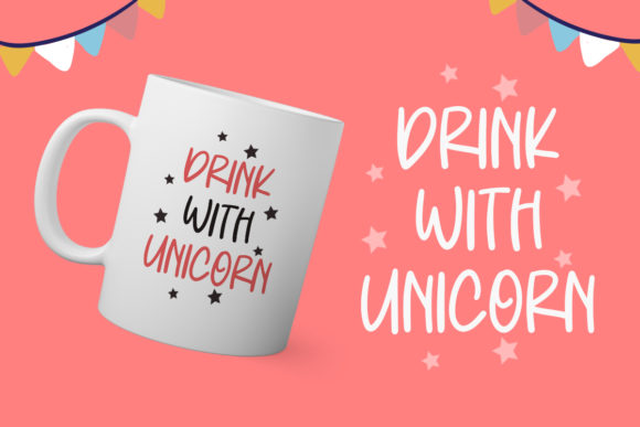 Joyful Unicorn Font - Preview 3