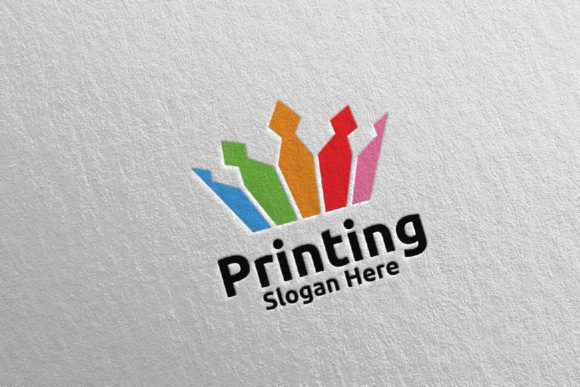 King Printing Company Logo Design 1 Graphic Logos By denayunecf