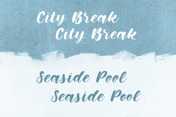 Memphis Park Font PNG with transparent background - Preview 1