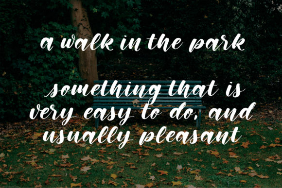Memphis Park Font PNG with transparent background - Preview 2