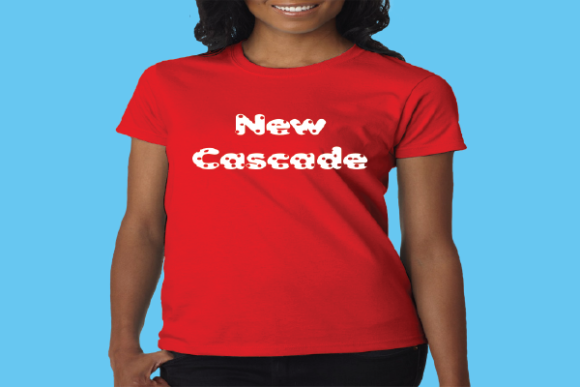New Cascade Font PNG with transparent background - Preview 6