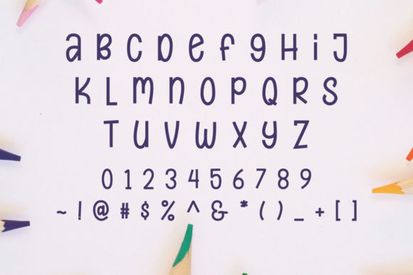 Paperclip Font PNG with transparent background - Preview 3