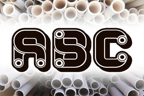 Rouleaux Font PNG with transparent background - Preview 2
