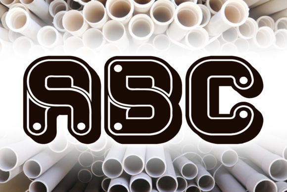 Rouleaux Font PNG with transparent background - Preview 3