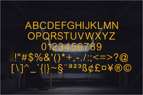 Showing Font PNG with transparent background - Preview 1