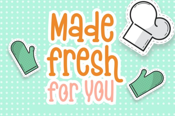 Baking Pastry Font - Preview 1