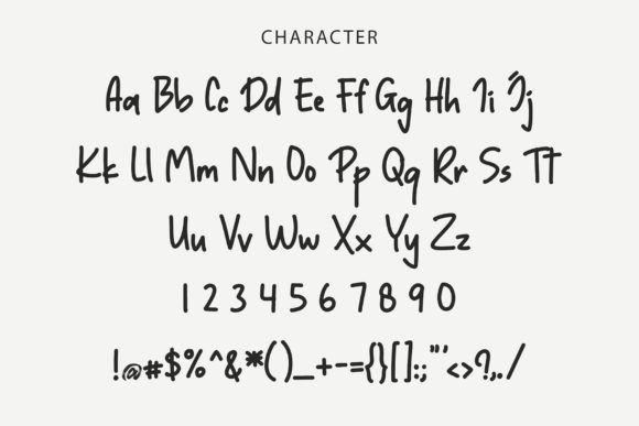 Capslock Font PNG with transparent background - Preview 1