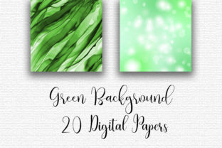 Green Background Digital Papers Graphic by PinkPearly · Creative Fabrica