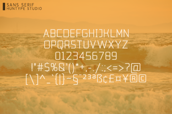 Hanska Font PNG with transparent background - Preview 1