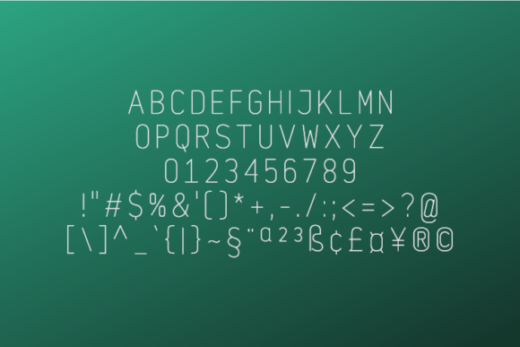 Logoco Font PNG with transparent background - Preview 1