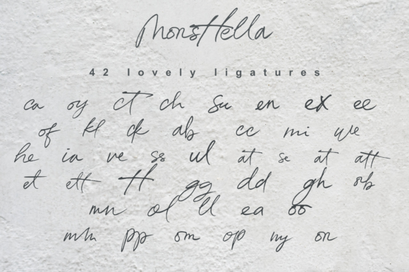 Monsttella Font PNG with transparent background - Preview 6