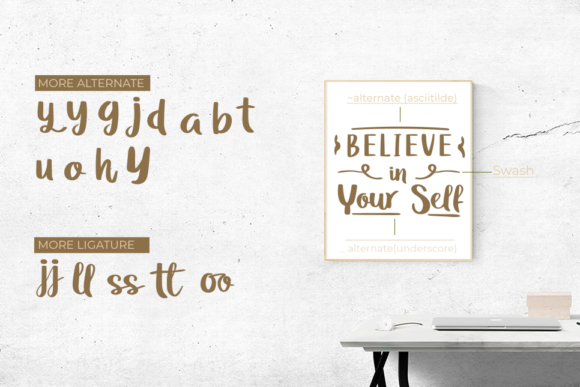 Grabah Font PNG with transparent background - Preview 1