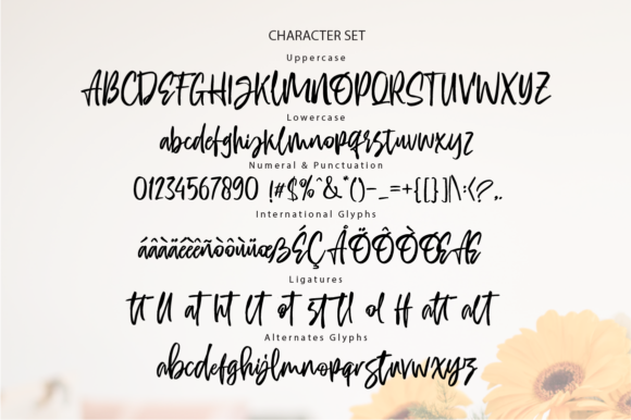 Lastinger Font PNG with transparent background - Preview 6
