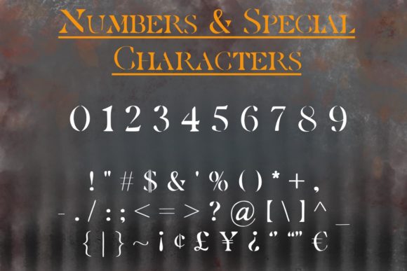 Rise Font PNG with transparent background - Preview 5