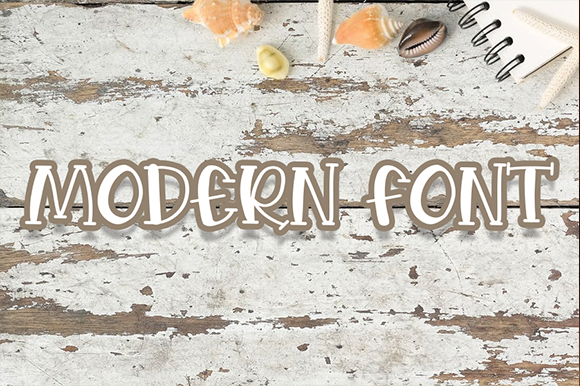 Shells and Starfish Font PNG with transparent background - Preview 2