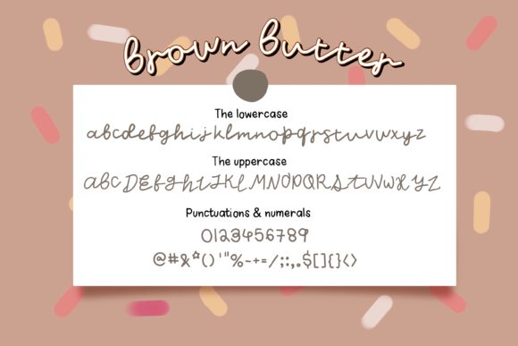 Brown Butter Font - Preview 4
