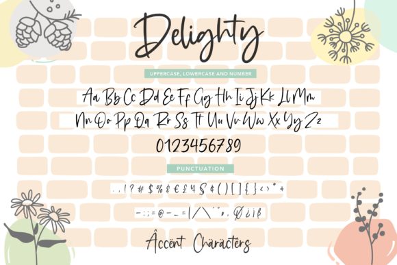 Delighty Font - Preview 5