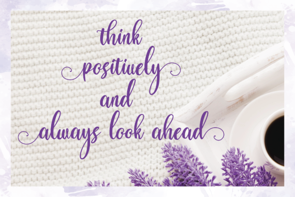 Love Spring Font PNG with transparent background - Preview 6