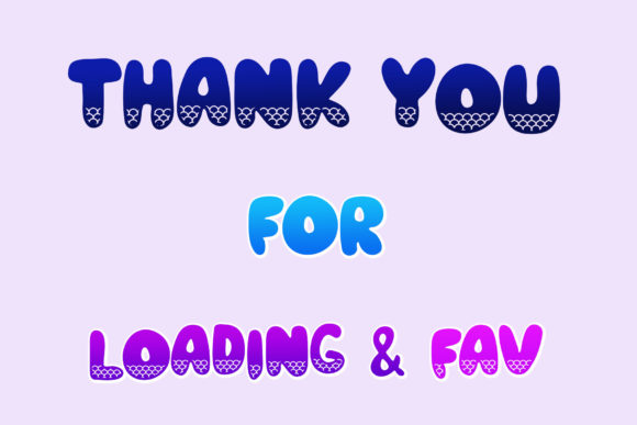 Mermaid Glitter Font PNG with transparent background - Preview 5