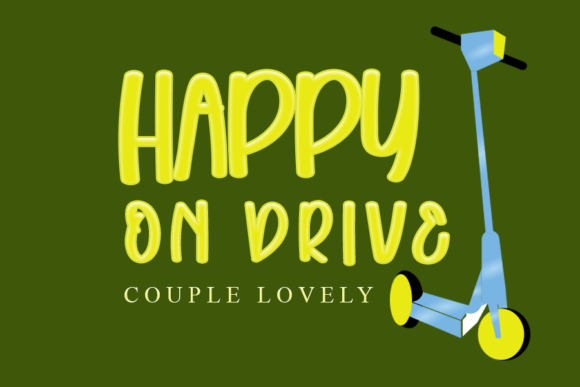 Scoots Domino Font font preview - 3
