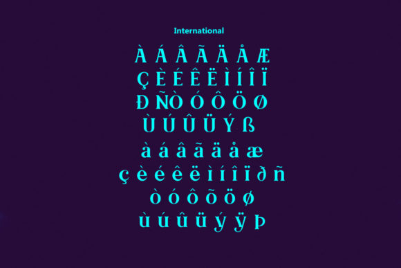 Bergomi Font - Preview 3