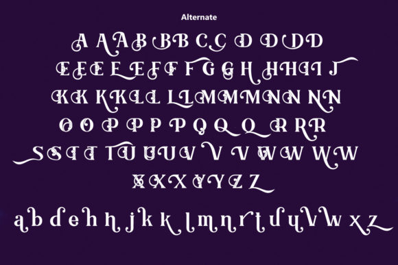 Bergomi Font - Preview 4