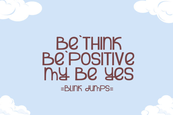 Blink Jumps Font - Preview 1