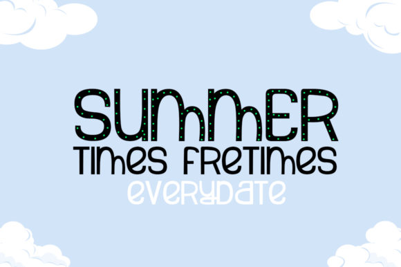 Blink Jumps Font - Preview 3