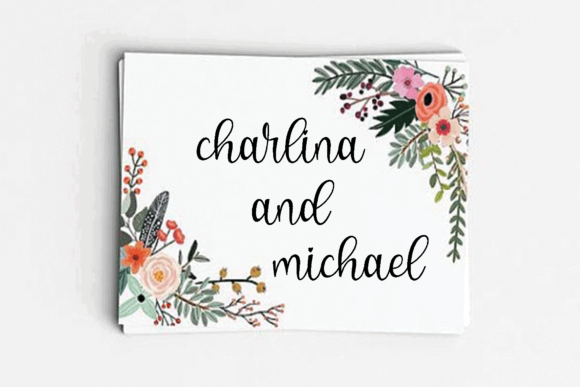 Bluettella Font - Preview 1