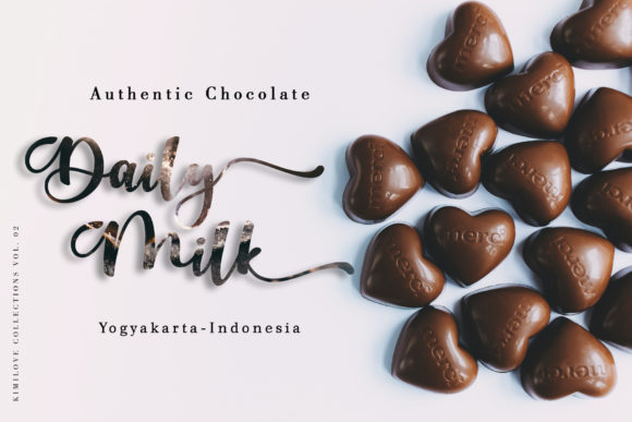 Kimilove Font PNG with transparent background - Preview 2