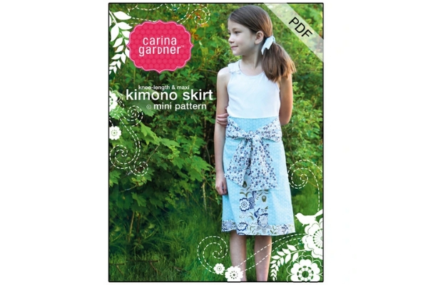 Kimono Mini Skirt Sewing Pattern
