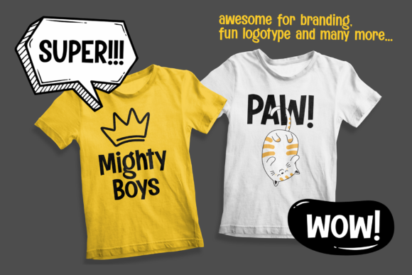 Komix Eighties Font PNG with transparent background - Preview 3