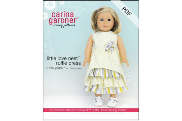 Little Love Nest Ruffle Dress Sewing Pattern