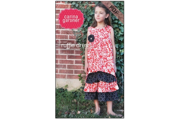Love Nest Ruffle Dress Sewing Pattern
