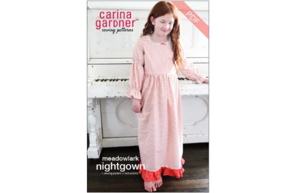 Meadowlark Nightgown Sewing Pattern