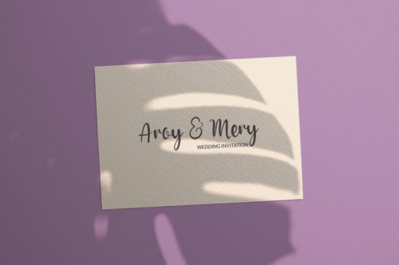 Meryana Font PNG with transparent background - Preview 3