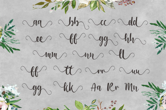 Meryana Font PNG with transparent background - Preview 6