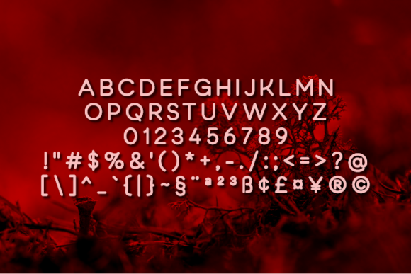Redmasse Font PNG with transparent background - Preview 1