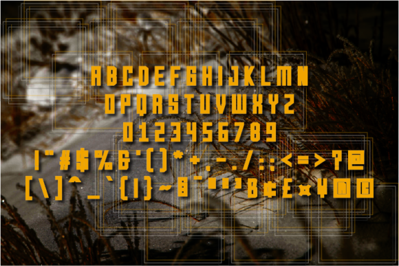 Rojashot Font PNG with transparent background - Preview 1