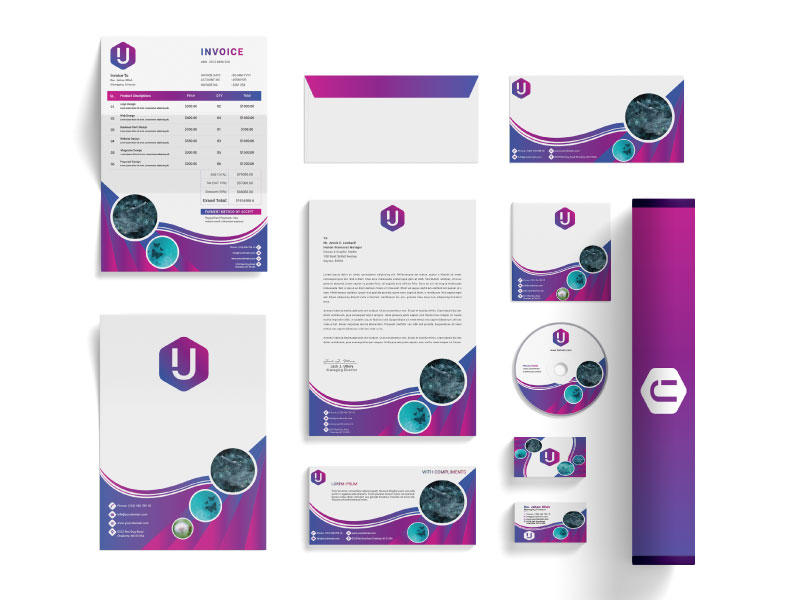 Stationary Branding Template. Graphic by Ju Design · Creative Fabrica