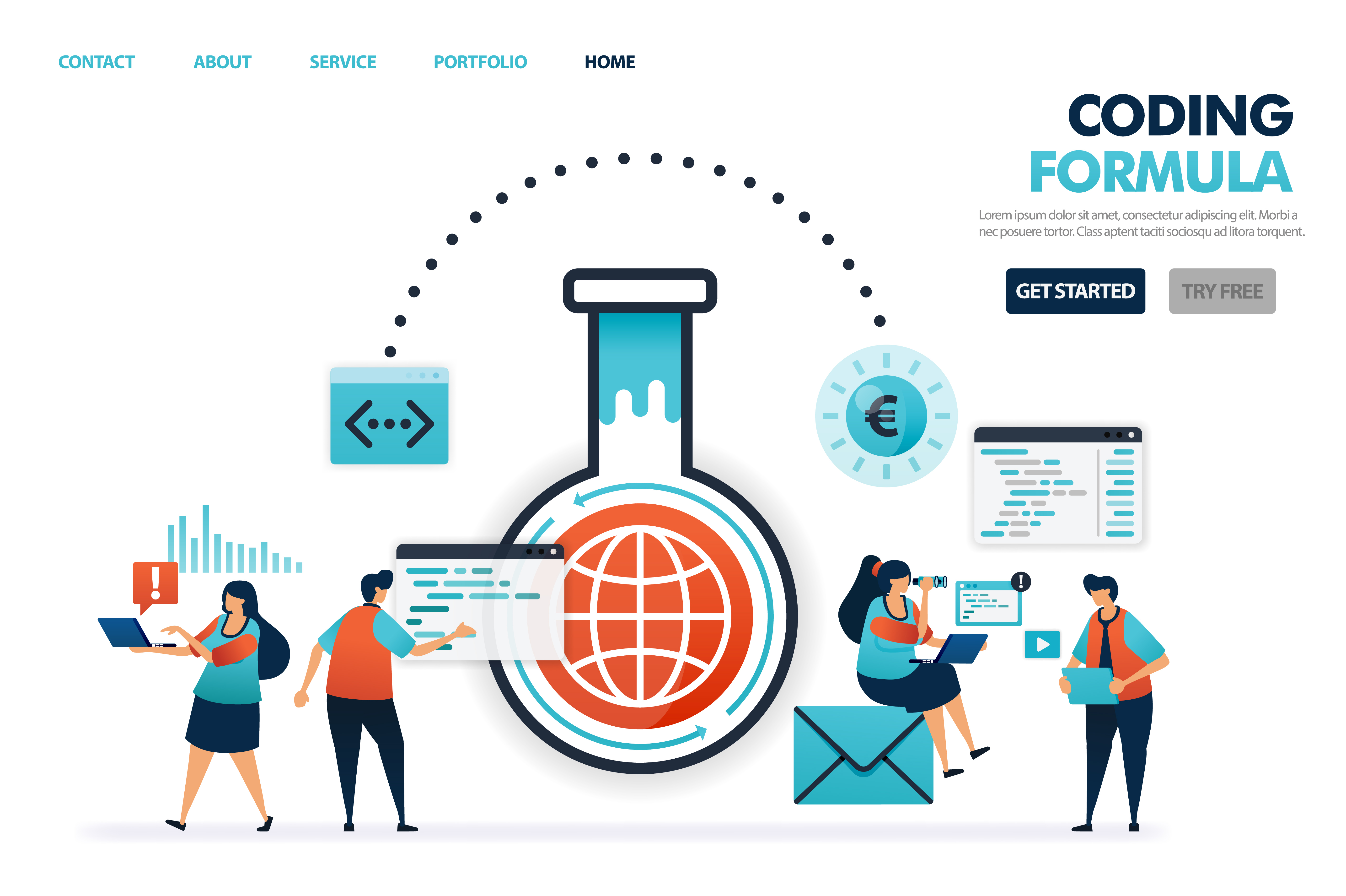 Formulas in Coding and Programming Graphic by setiawanarief111 ...