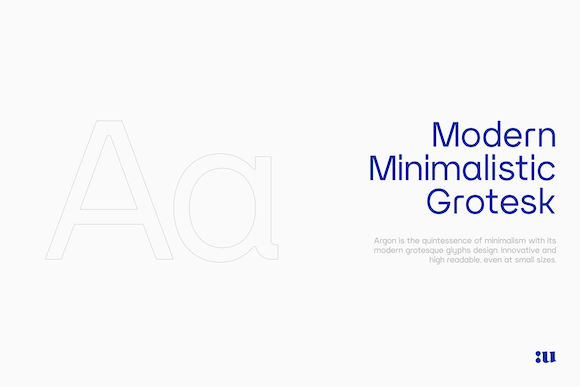 Argon Font - Preview 1