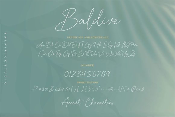 Baldive Font - Preview 5
