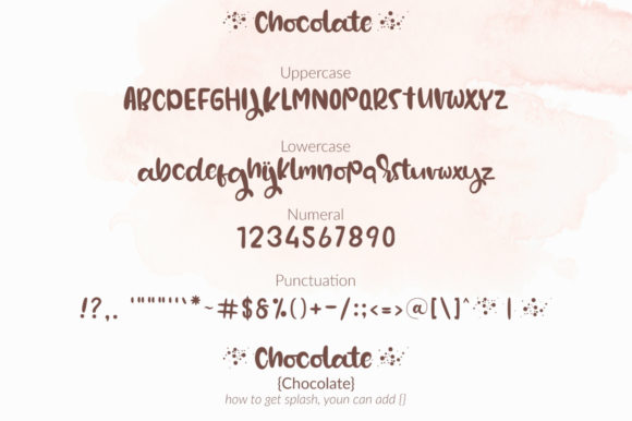 Chocolate Font - Preview 5