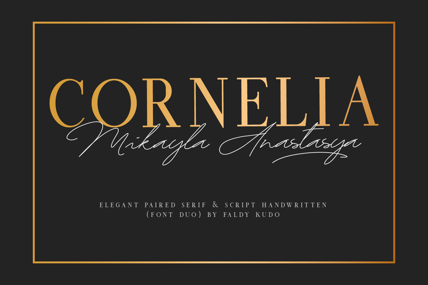Cornelia Font Duo Font - photo 1