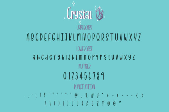 Crystal Font - Preview 2