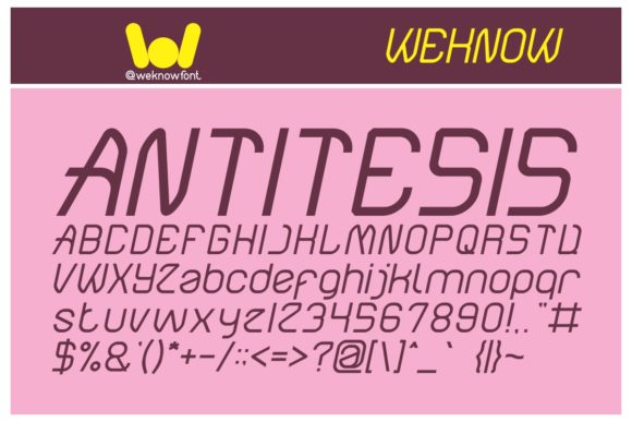 Electro Static Rain Font - Preview 2