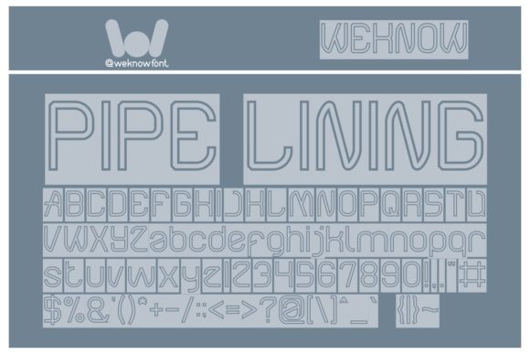 Electro Static Rain Font - Preview 5
